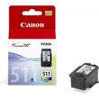 Cartus cerneala Canon CL-511, color, capacitate 9ml / 245 pagini, pentru Canon Pixma IP2700, Pixma MP230, Pixma MP240, Pixma MP250, Pixma MP260, Pixma MP270, Pixma MP280, Pixma MP282, Pixma MP480, Pixma MP490, Pixma MP495, Pixma MX320, Pixma MX330, Pixma MX340, Pixma MX350, Pixma MX360, Pixma MX410