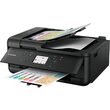 Multifunctional inkjet color Canon Pixma TR4550, dimensiune A4 (Printare, Copiere, Scanare, Fax, Cloud link), duplex, viteza 8.8ppm alb-negru, 4.4ppm color, rezolutie 4800x1200 dpi, alimentare hartie 100 coli, imprimare fara margini, scanner flatbed, ADF, rezolutie scanare 600 X 1200 dpi, viteza