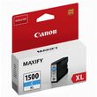 Cartus cerneala Canon PGI1500XLC, cyan, Dual Resistant High Density, capacitate 12ml / 1020 pagini, pentru Canon Maxify MB2350, MB2050.