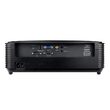 Proiector Optoma W371, DLP 3D, WXGA 1280*800, up to FHD 1920*1080, 3800 lumeni, 25.000, 16:10 nativ, 4:3/ 16:9 compatibil, dimensiune maxima imagine 300", distanta maxima de proiectie 12 m, lampa 6.000 ore/ 15.000 ore Eco+, zoom 1.1x, HDMI, VGA, composite video, audio in/ out, USB-A power 1A, RS232