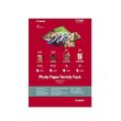 Hartie foto Canon VP-101S Variety Pack, dimensiune 10x15cm, greutate 200g/m2, 20 coli, 5 High gloss, 5 semi gloss, 5 matte, 5 glossy.