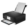 Multifunctional inkjet color Canon Pixma TS8350 Black, dimensiune A4 (Printare, Copiere, Scanare), 6 cartuse individuale, Duplex, viteza 15ipm alb-negru, 10ipm color, rezolutie 4800x1200 dpi, alimentare hartie 100 coli, imprimare fara margini, scanner cu 