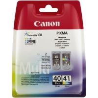 Cartus cerneala Canon PG-40 + CL-41, multipack (black, color), Canon Pixma IP1200, Pixma IP1300, Pixma IP1600, Pixma IP1700, Pixma IP1800, Pixma IP1900, Pixma IP2200, Pixma IP2500, Pixma IP2600, Pixma MP140, Pixma MP150, Pixma MP160, Pixma MP170, Pixma MP180, Pixma MP190, Pixma MP210, Pixma MP220