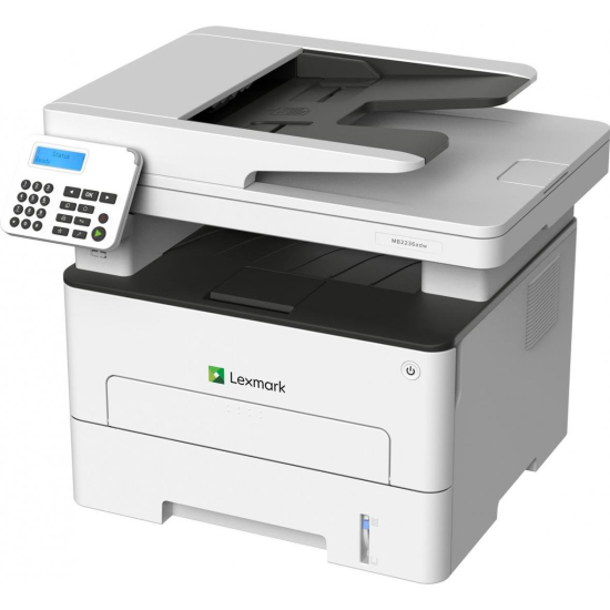 Multifunctional laser mono Lexmark MB2236Adw, (printare, copiere, scanare, fax) Dimensiune: A4, Viteza: 36 ppm, Rezolutie: 1200 dpi, Procesor: 1.0 GHz, Memorie: 512 MB, Alimentare cu hartie: 250 coli, Duplex, ADF 50 coli, Scanner CIS, Flatbed, viteza scanare: 36cpm, Limbaje de printare: PCL 5e