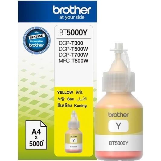 Cartus cerneala Original Brother Yellow, BT5000Y, pentru BROTHER DCP-T300, 5K , "BT5000Y"