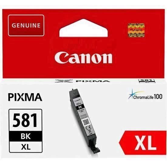 Cartus cerneala Canon CLI581XLB, black,8.3 ml, PIXMA TS6151 PIXMA TS8151 PIXMA TR7550 PIXMA TS8150 PIXMA TR8550 PIXMA TS9155 PIXMA TS6150 PIXMA TS8152 PIXMA TS9150.