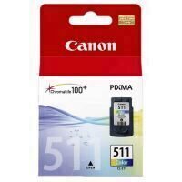 Cartus cerneala Canon CL-511, color, capacitate 9ml / 245 pagini, pentru Canon Pixma IP2700, Pixma MP230, Pixma MP240, Pixma MP250, Pixma MP260, Pixma MP270, Pixma MP280, Pixma MP282, Pixma MP480, Pixma MP490, Pixma MP495, Pixma MX320, Pixma MX330, Pixma MX340, Pixma MX350, Pixma MX360, Pixma MX410