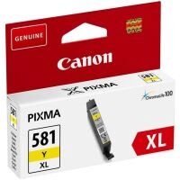 Cartus cerneala Canon CLI581XLY, yellow ,8.3 ml, PIXMA TS8152 PIXMA TS8151 PIXMA TR7550 PIXMA TS6151 PIXMA TS9155 PIXMA TS9150 PIXMA TS6150 PIXMA TR8550 PIXMA TS8150, TS705.