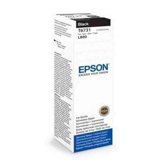 Cartus cerneala original Epson T6731, negru, capacitate 70ml, 500 pagini