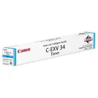 Toner Original Canon EXV34C, Cyan, capacitate 19000 pagini