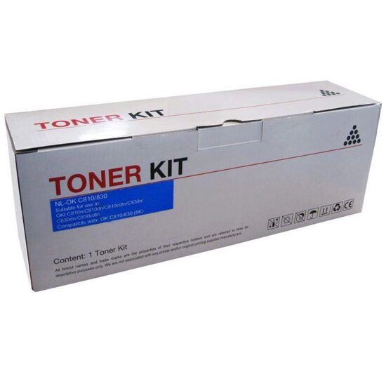 Cartus toner compatibil cu Oki C810 cyan