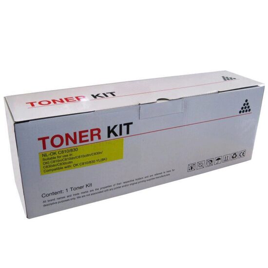 Cartus toner compatibil cu Oki C810 yellow