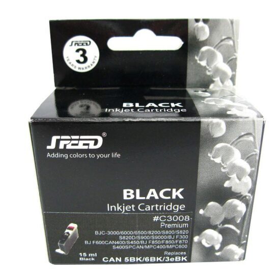 Cartus cerneala compatibil cu Canon BCI3, BCI5, BCI6, BCI8 black