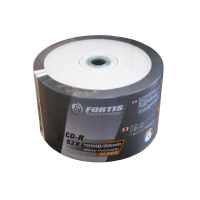 CD-R Fortis printabil, 700MB, 52x, Pachet 50 discuri - Shrink pack