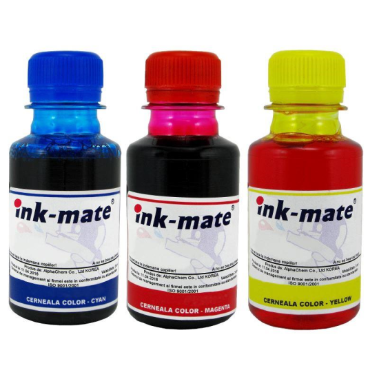 100 ml Cerneala compatibila Ink-mate Dye cyan BT5000
