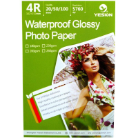 Hartie foto Yesion Waterproof Glossy 4R, 180 g/mp, 20 coli/pachet