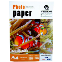 Hartie foto Yesion Matte A4, 180 g/mp, 20 coli/pachet