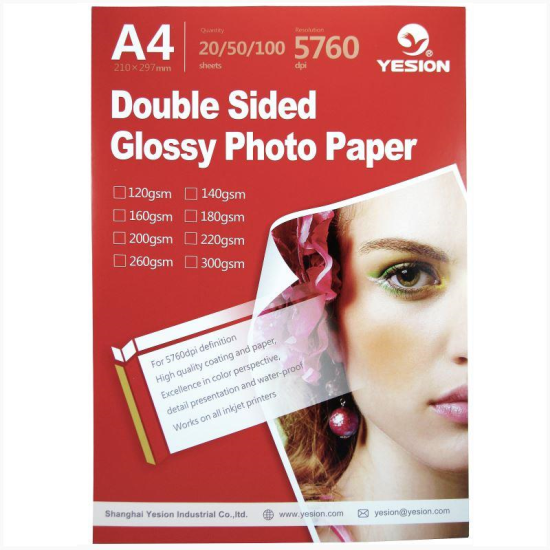Hartie foto Yesion Matte Double side A4, 220 g/mp, 20 coli/pachet