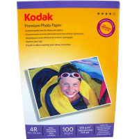 Hartie foto Kodak Premium Glossy 4R, 230 g/mp, 100 coli/pachet