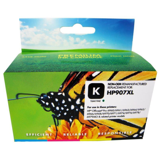 Cartus cerneala compatibil cu HP 907XL ,negru,1500 pagini