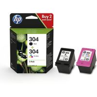 Cartus Cerneala original HP 304 pachet negru,cyan,magenta,galben 325 pagini