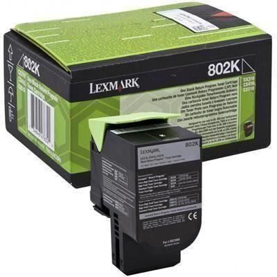 Toner Lexmark 80C20KE, black, 1 k, CX510de, CX410de, CX410e,CX510dhe, CX510dthe, CX410dte, CX310dn, CX310n.