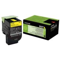 Toner Lexmark 80C20YE, yellow, 1 k, - CX510de, CX410de, CX410e,CX510dhe, CX510dthe, CX410dte, CX310dn, CX310n.