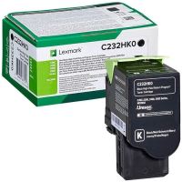 Toner Lexmark C232HK0, black, 3k, Return programme C2325dw / C2425dw / C2535dw / MC2325adw / MC2425adw / MC2535adwe /MC2640adwe