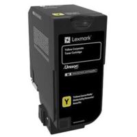 Toner Lexmark 74C20YE yellow, 3k ,compatibil cu CX725de,CX725dhe, CX725dthe, CS725de, CS720de, CS720dte, CS725dte