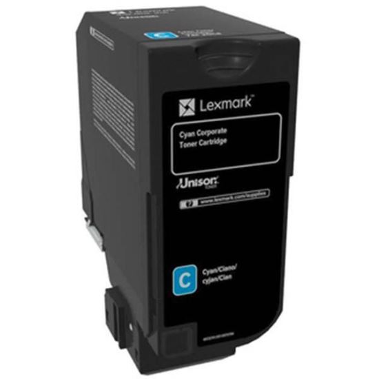 Toner Lexmark 74C20CE cyan, 3k ,compatibil cu CX725de,CX725dhe, CX725dthe, CS725de, CS720de, CS720dte, CS725dte