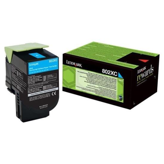 Toner Lexmark 80C2XC0, cyan, 4 k, CX510de , CX510de Statoil ,CX510dhe , CX510dthe