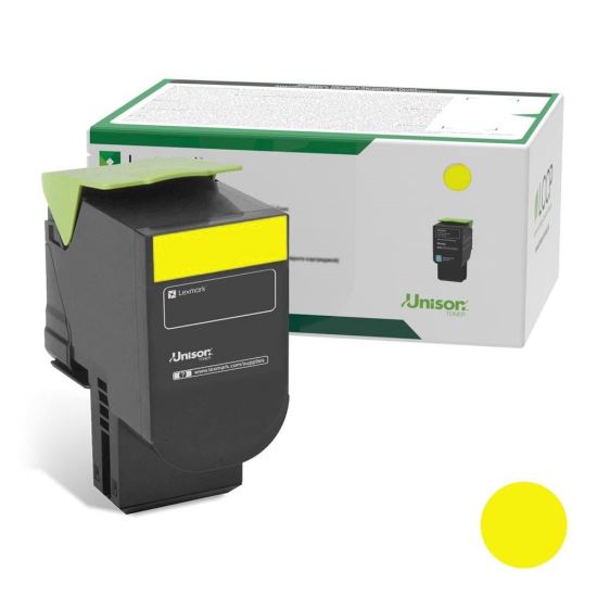 Toner Lexmark 78C20Y0 yellow, 1.4k ,compatibil cu CX625, CS/CX 421/521, CX522, CS622.