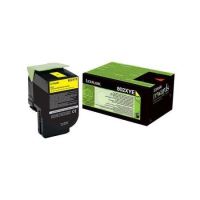 Toner Lexmark 80C2XYE, yellow, 4 k, CX510de , CX510de Statoil ,CX510dhe , CX510dthe