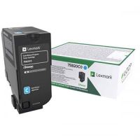 Toner Lexmark 75B20C0, Return Program, cyan, 10 k, CS/CX 727,CS728