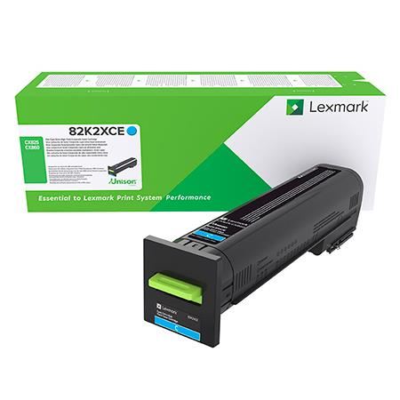 Toner Lexmark 82K2XCE, cyan,corporate, 22k ,compatibil cuCX860de, CX825dtfe, CX825dte, CX860dtfe, CX860dte, CX825de.