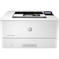 Imprimanta laser monocrom HP LaserJet Pro M404dw Printer; A4, max 38ppm, 600x600dpi (4800x600 enhanced dpi black), 256MB RAM, procesor 1200MHz, fpo 6.3 sec (ready); HP PCL 6, HP PCL 5c, HP postscript level 3 emulation, PDF, URF, PWG Raster; tavi 100+250 c