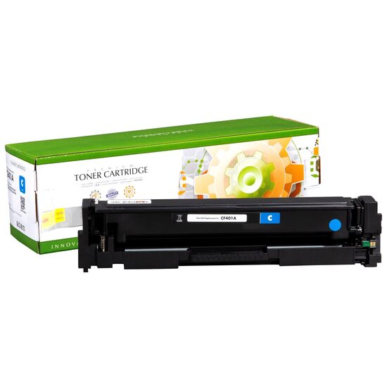 Toner compatibil Static Control pentru HP CF401A, cyan, 1400 pagini