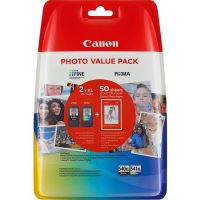 Cartus cerneala Canon PG-540XL + CL-541XL, multipack (black, color, hartie foto GP-501 50 coli)