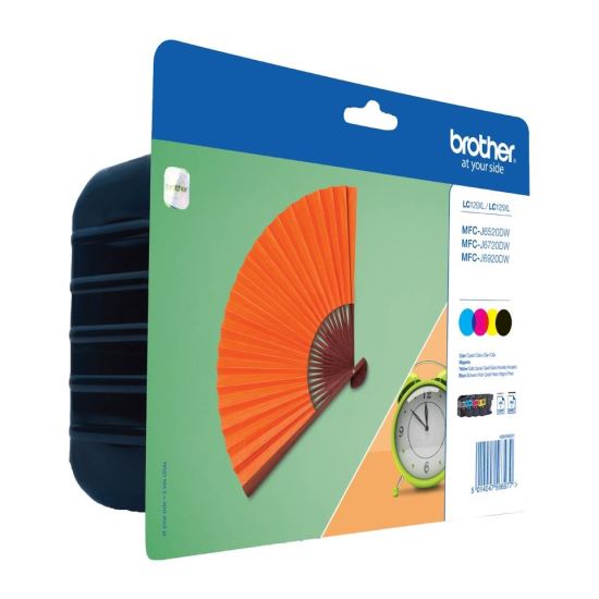 Set cartuse Brother LC129XLVALBP ink cartridge value pack (Black. Cyan. Magenta. Yellow)