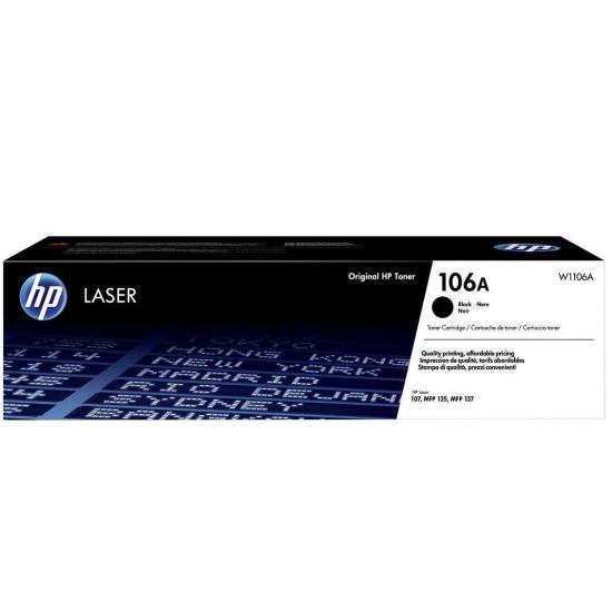 Cartus Toner Original Hp Laser No 106A negru Original Toner 1000 pagini