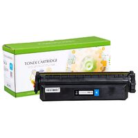 Toner compatibil Static Control pentru HP CF411X, Cyan, 5000 pagini