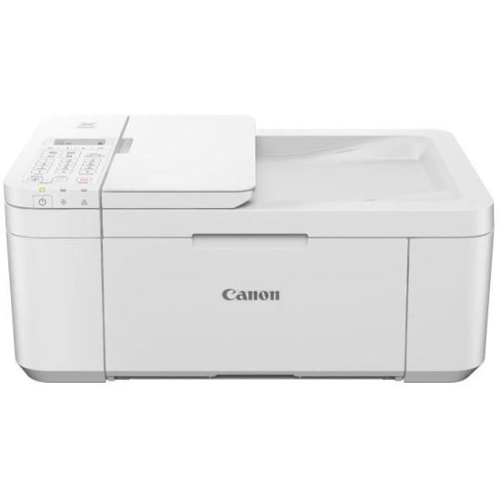 Multifunctional inkjet color Canon Pixma TR4551 WHITE, dimensiune A4 (Printare, Copiere, Scanare, Fax, Cloud link), duplex, viteza 8.8ppm alb-negru, 4.4ppm color, rezolutie 4800x1200 dpi, alimentare hartie 100 coli, imprimare fara margini, scanner flatbed