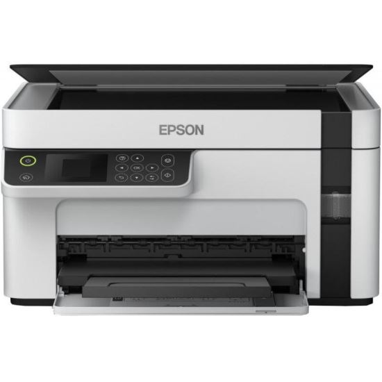 Multifunctional inkjet mono CISS Epson M2120, dimensiune A4 (Printare, Copiere, Scanare), viteza 32ppm alb-negru, rezolutie 1440x720 dpi, alimentare hartie 150 coli, scanner CIS rezolutie 1200x2400 dpi,viteza 12 sec, display 3.7cm, interfata: USB 2.0, wif