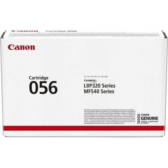 Toner Canon CRG056 black, capacitate 21k pagini, pentru LBP325X; MF542X; MF543X.