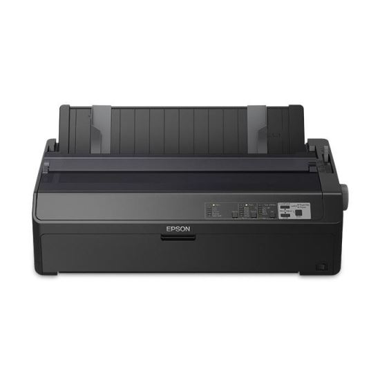 Imprimanta matriceala mono Epson FX-2190II, dimensiune A4, numar ace: 18, viteza 10cpi, rezolutie 240 x 144dpi, memorie 128KB, limbaje de printare ESC/P, IBM PPDS, interfata: Bidirectional parallel, USB 2.0, consumabile: C13S015327, optional: suport role 