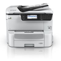 Multifunctional inkjet color Epson WorkForce Pro WF-C8610DWF, dimensiune A3 (Printare, Copiere, Scanare, Fax), duplex, viteza 35ppm alb-negru si color, rezolutie 4800x1200 dpi, limbaj de printare: ESC/P-R, GDI, alimentare hartie standard/maxim 335/1835 co