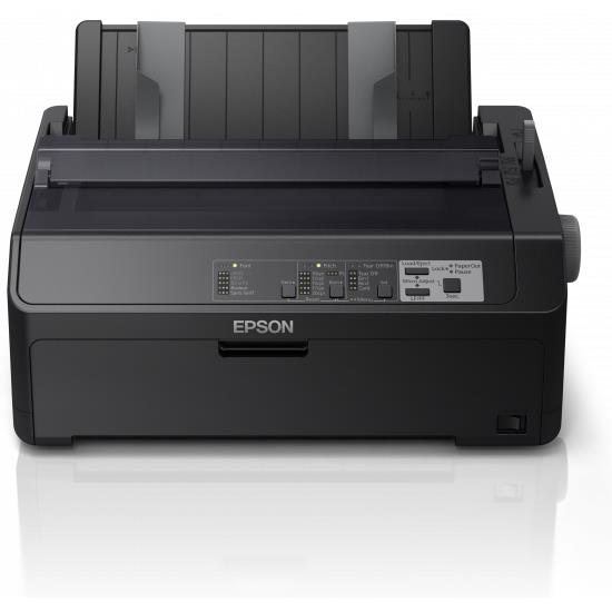 Imprimanta matriceala mono Epson FX-890II, dimensiune A4, numar ace: 2x9 pini, viteza 10cpi, rezolutie 240x144dpi, memorie 128KB, limbaje de printare IBM PPDS, ESC/P, interfata USB 2.0, Bidirectional parallel, consumabile: S015329, optional: suport role h