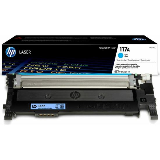 Toner Original HP Laser No 117A Cyan 700 pagini