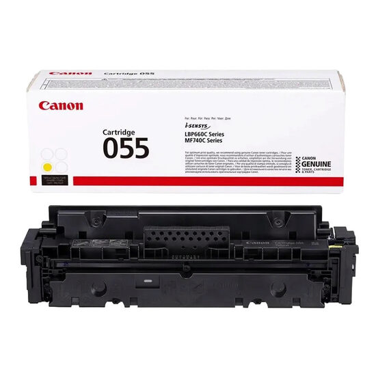 Cartus Toner Original Canon CRG-055 Galben - 2.100 pagini