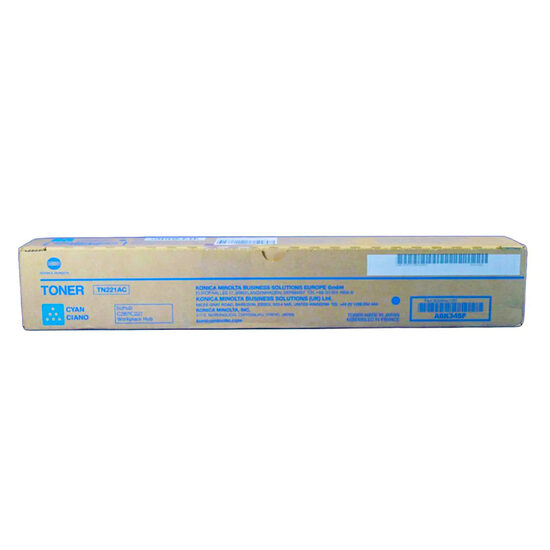 Cartus Toner Original Konica Minolta [OEM-B] TN-221AC HALF - Cyan - 10.500 pagini